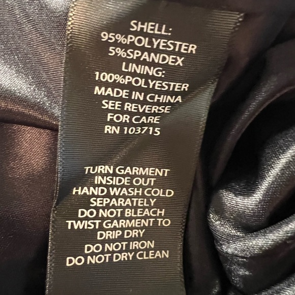 Nicole Miller  Size 8 NWT Black Sequin One Shoulder Velvet Mini Dress (0440) - Picture 13 of 13